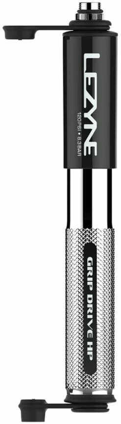 Lezyne Grip Drive HP Small Mini-pompe -Vélo Électrique Soldes Magasin 1 MP GRIPHP V1S06 GripDriveHP S Silver v1 R1 1800x1800