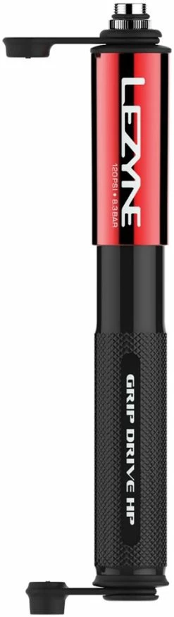 Lezyne Grip Drive HP Small Mini-pompe -Vélo Électrique Soldes Magasin 1 MP GRIPHP V1S11 GripDriveHP S Red v1 R1 1800x1800