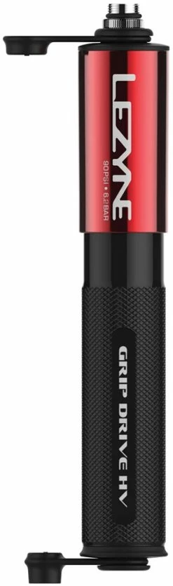 Lezyne Petite Mini-pompe Grip Drive HV -Vélo Électrique Soldes Magasin 1 MP GRIPHV V1S11 GripDriveHV S Red v1 R1 1800x1800
