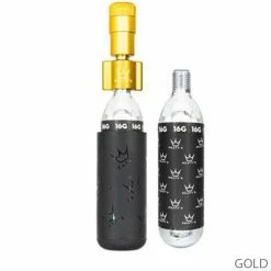Peaty's Gonfleur De Pneu CO2 Holeshot - Road & Gravel (16g) -Vélo Électrique Soldes Magasin 5060541583825PeatysHoleshotCO2TyreInflator Road Gravel16ggold4 label