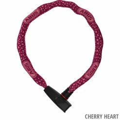 Abus Antivol à Chaîne Catena 6806/75 -Vélo Électrique Soldes Magasin 87776 6806 75 CHERRY HEARTS 3