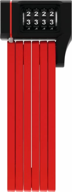 Abus UGrip Bordo 5700/80 Combo Serrure Pliante Avec Support -Vélo Électrique Soldes Magasin 87794 BORDO uGrip 5700C RED 3