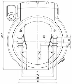 AXA Antivol De Cadre Defender Retractable -Vélo Électrique Soldes Magasin Axa Defender Retractable Rahmenschloss 55665195V405SC e