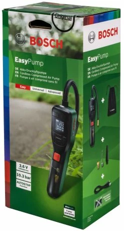 Bosch Pompe à Air à Batterie EasyPump 10,3bar -Vélo Électrique Soldes Magasin Bosch EasyPump 10 3bar Akku Druckluftpumpe 2199600100 c