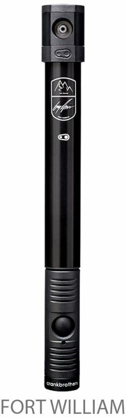 Crankbrothers Pompe à Main Klic HV Avec Manomètre Greg Minnaar Edition -Vélo Électrique Soldes Magasin Crankbrothers Klic HV Greg Minnaar Signature Edition Fort William