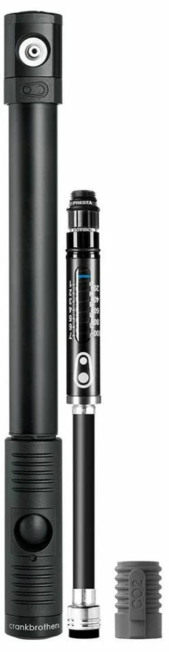 Crankbrothers Klic HP Pompe à CO2/à Main Avec Manomètre
