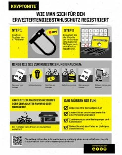 Kryptonite Antivol à Arceau KryptoLok® 2 Standard 13 Kryptonite Antivol à Arceau KryptoLok® 2 Standard -Vélo Électrique Soldes Magasin KryptoLok R 2 Standard Bugelschloss 07