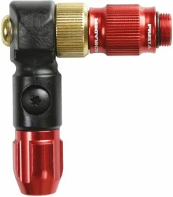Lezyne Tête De Pompe ABS-1 Pro HP Chuck Rouge-brillant