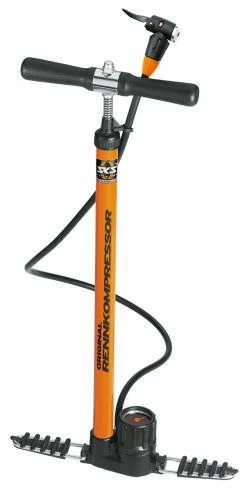 SKS Germany Compresseur De Course Avec E.V.A. -Vélo Électrique Soldes Magasin SKS Rennkompressor orange 10062 a