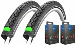 Schwalbe Marathon 47-559 + Chambre à Air SV13 Set