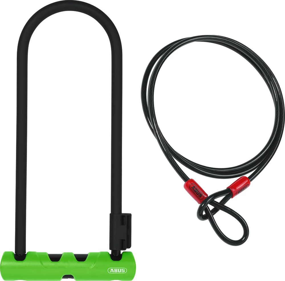 Abus Antivol à Arceau Ultra 410 SH34 + Câble à Boucle 10/120 Cobra 3 Abus Antivol à Arceau Ultra 410 SH34 + Câble à Boucle 10/120 Cobra