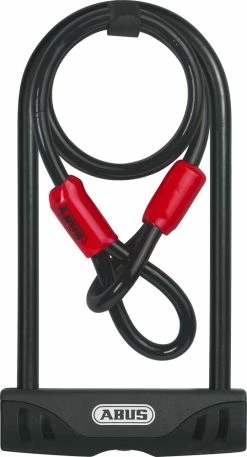Abus Antivol à Arceau Facilo 32/150 Avec Câble Cobra En Boucle & Support USH32