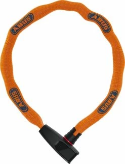 Abus Antivol à Chaîne Catena 6806/75 Neon -Vélo Électrique Soldes Magasin abus catena 680675 neon kettenschloss 82515