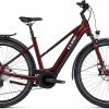 Cube Touring Hybrid EXC 625 Lady Red'n'white -Vélo Électrique Soldes Magasin cube 631162 20119027 Touring Hybrid EXC 625 Lady red n white 1